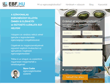 Tablet Screenshot of ebf.hu